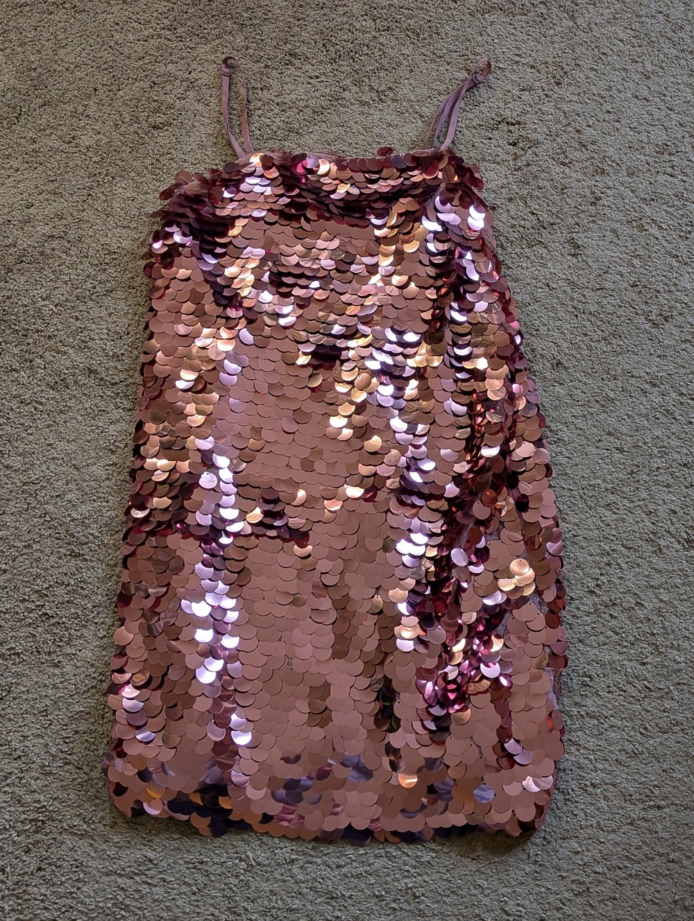 Pink Sequins Dress
